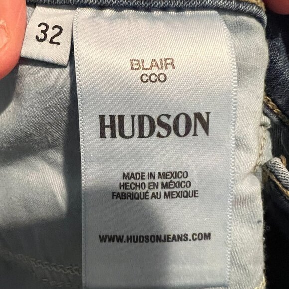 Hudson Blair Medium Wash High Rise Skinny Ankle Jeans, Size 32 - Picture 11 of 12